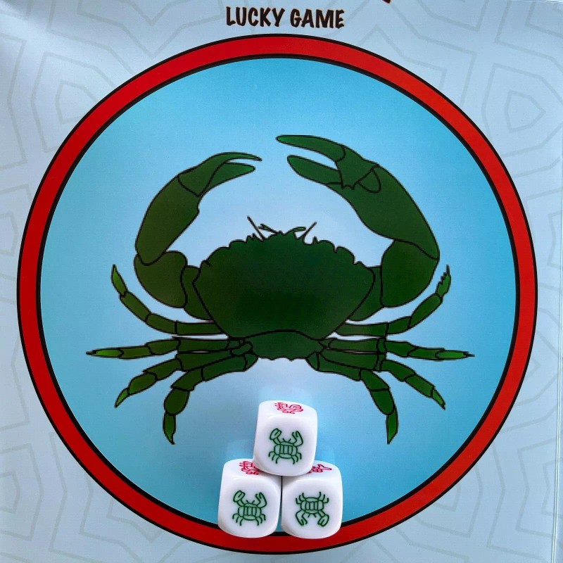LHT Gourd Fish Shrimp Crab Dice Crown Anchor Game Chuck