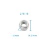 3/8-16 Locknuts - IMScrews 304 Stainless Steel DIN985 Hardware Locknuts