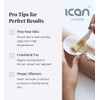 Ican London Liposoluble Hair Removal Strip Wax, Silver, Tin 800ml