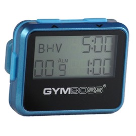 Gymboss Interval Timer and Stopwatch - Teal/Blue Metallic Gloss
