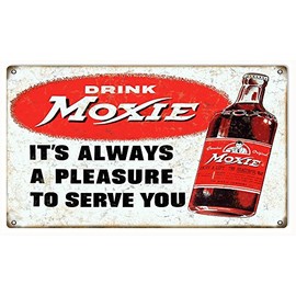 Victory Vintage Signs Drink Moxie Soda Nostalgic Advertisement Sign
