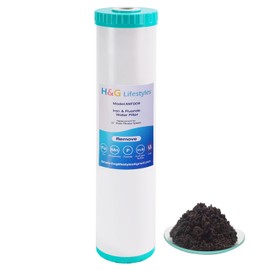 H&G Lifestyles 4.5 x 20 Iron Fluoride Water Filter Cartridge, Reduce Iron Manganese Fluoride,Compatible with ECP20-20BB, AP810-2, SPC-45-2020, R30-20BB, HDC3001,