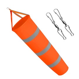 Osuter Windsocks for the garden, windsock with reflective belt, waterproof weather vane for outdoor wind measurements