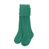 Leveret Girls Knit Cable Tights Green Size 8-10 Years