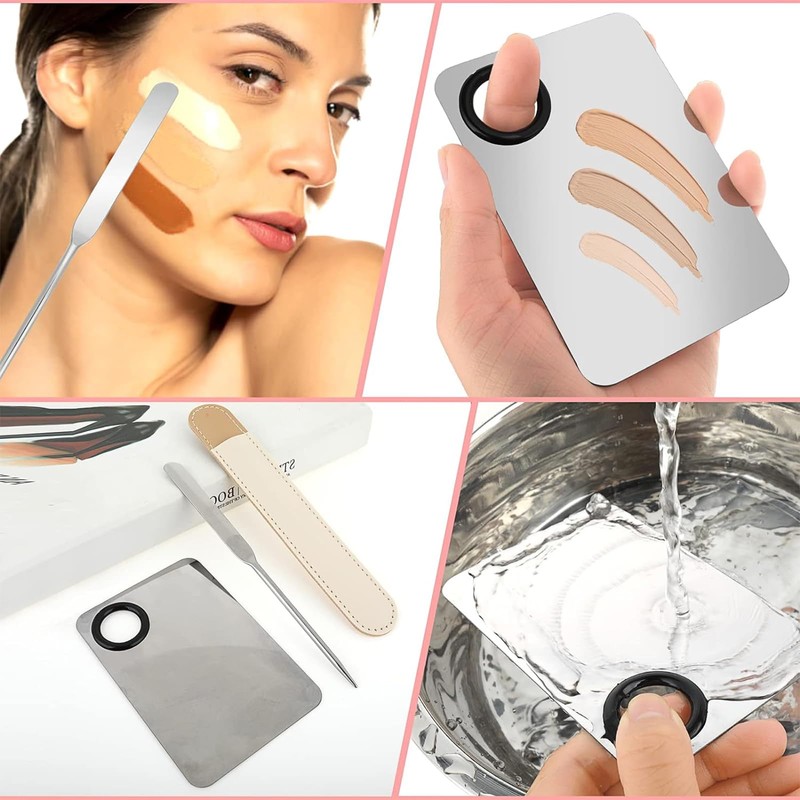 Suitable for spatula makeup, 1 debugger plate + 2 doctor