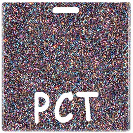Abamilaka Iridescent PCT Badge Buddy Card Holder Glitter Badge Reel Card Nurse Gifts Bling Horizontal Acrylic Coworker Nursing Accessories Identification Tags ID Name Cards