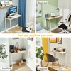 WOHOMO Folding Desk, Small Foldable Desk 31.5" for Small Spaces,