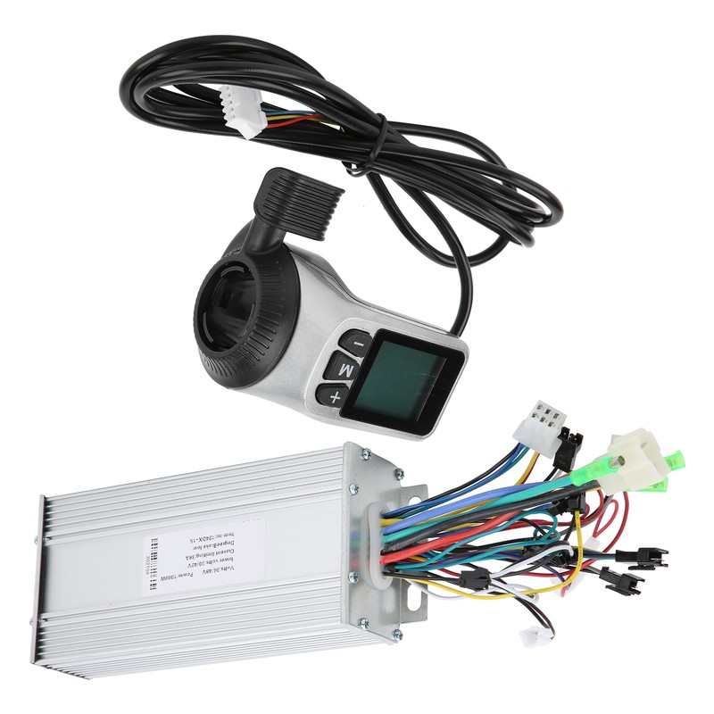 36V/48V 1000W 124DX Brushless Motor Controller Box LCD Display for
