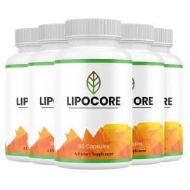 Unbranded (5 Pack) Lipocore Advanced Capsules, Lipo Core Max Support
