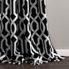 Lush Decor Edward Trellis Curtains Light Filtering Window Panel Set