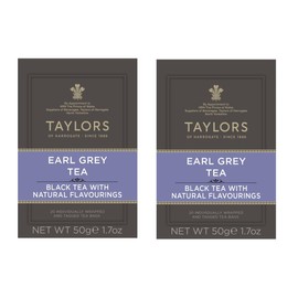 Taylors of Harrogate Earl Grey Tea, 20 Tea Bags (Pack of 2, Total 40 Tea Bags)