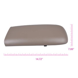 GRAND ORANGE Center Console Lid Cover Compatible with Ford Explorer 1995-2001 Fit Mercury Mountaineer 1997-2001 Compatible with 2001-2002 Sport Trac (Beige) 1L2Z9806024AAA 1L2Z9806024AAB