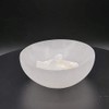 SPEXXI Selenite Round Bowl 10 cm Crystal Bowl, Perfect for