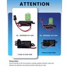 PANNUOSCS HVAC Blower Motor Resistor with Harness Compatible with 2003-2007