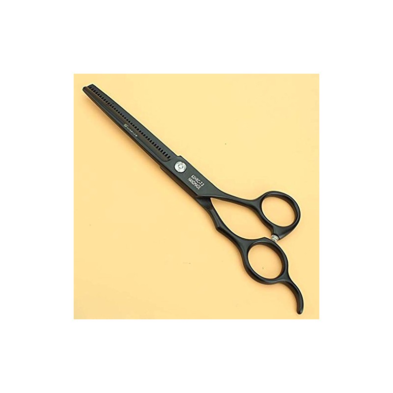 7 Inch Black Hair Thinning Scissors Barber Hair Cutting Scissors Salon