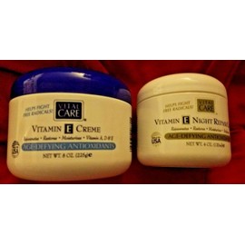 Creme 2 PACK VITAL CARE VITAMIN E CRÈME AGE DEFYING ANTIOXIDANTS DAY & NIGHT CREAMS