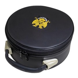 UK EMPIRE GROUP Masonic Scottish Rite 32 Degree Double Eagles Crown Cap Case Black, Freemason Hat Carrying Box