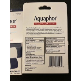 Eucerin 2x Aquaphor Healing Ointment For Dry Cracker Or Irritated Skin 2 Tubs New