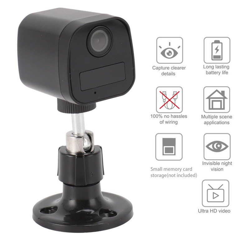 Security Camera, 1080P Camera Features Motion Detection NightVision 120° Wide