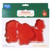 PME CH24CCC098 Christmas Cookie Cutters & Stamps, Santa's Workshop (Set