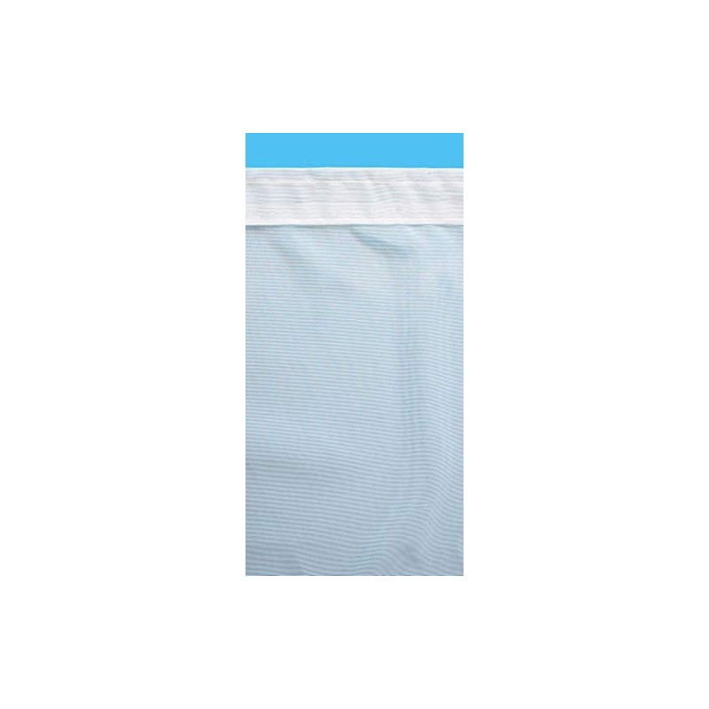 John Aird Denise - Plain White Net Curtain With Weighted