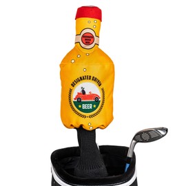 Daphne's Headcovers Beer Bottle Driver Headcover | Premium Driver Headcovers | Funny Golf Club Covers | Stylish Protection for Your Clubs | Men's Golf Gear | Driver Headcover for Men and Women