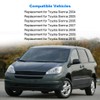 JDMON Exterior Door Handles Replacement for Toyota Sienna 2004-2010 Front