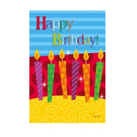 EverGreetings Happy Birthday Garden Flag