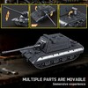 honchoes WW2 E-100 Heavy Tank Building Sets, Army Military Vehicles