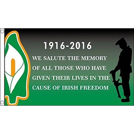 Easter Rising Freedom Flag 5ft x 3ft,Large