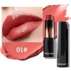 6 Piezas Lápiz Labial Hidratante con Acabado Brillante, Color Claro