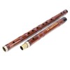 Chinese Bamboo Flute,C Key Dizi Traditional Handmade Bitter Bamboo Flute