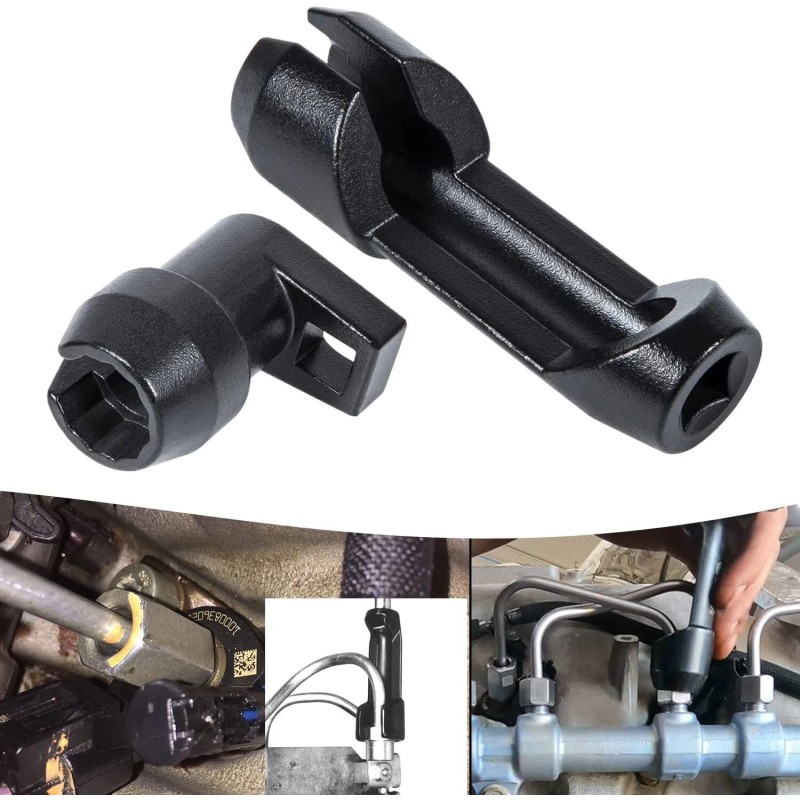 LL-Auto Fuel Injector Line Removal Tool 17MM Socket for 6.7L