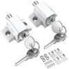 2 Pcs Sliding Door Window Locks, Window Locks for Horizontal