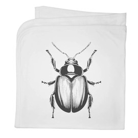 Azeeda 'Single Beetle Bug' Cotton Baby Blanket/Shawl (BY00039763)