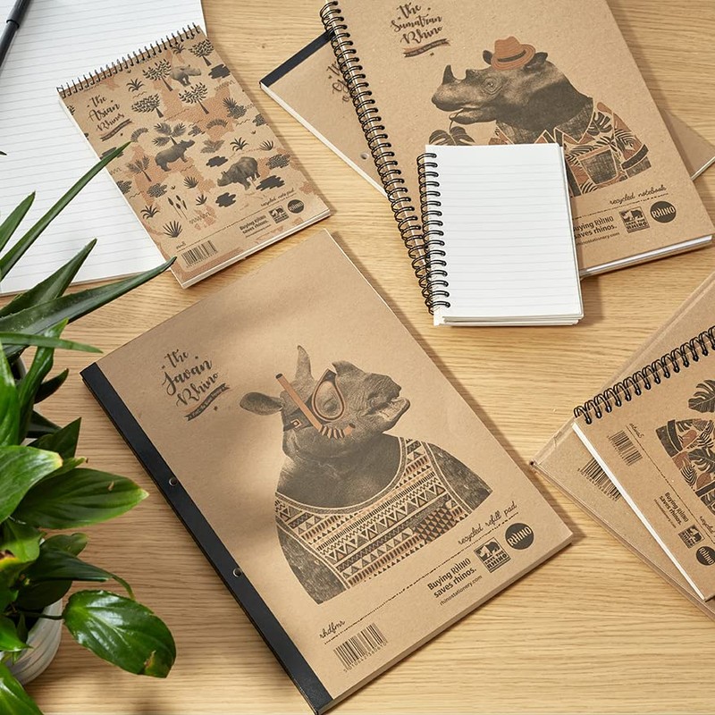 RHINO 100% Recycled A4 Refill Pad, Writing Pad, 320 Page