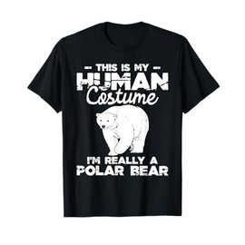 Human Costume - Polar Bear Lover Zookeeper Wildlife T-Shirt