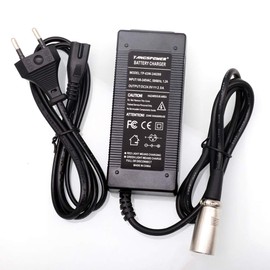 24V 2A piombo Caricabatteria per Scooter elettrico E-bike Golf cart sedia a rotelle Charger 3-pin XLR Connettore