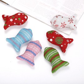 3PCS catnip toys for cats,Organic Catnip Toys for Cats,Cat Catnip Toys,Colorful Fish Shapes,Strong Catnip for Ultimate Fun,Ideal for Kittens and Adult Cats, Safe and Non-Toxic,colourful patterns-7.5cm
