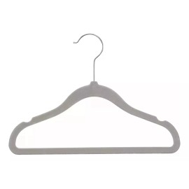 Cohesion Set De Ganchos Infantil Con Terciopelo Color Gris 25 Pzas