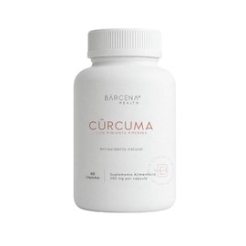 DIANA BÁRCENA HEALTH - Cúrcuma 500mg con Pimienta Piperina (Alta concentración) | Suplemento | Curcumina | Mayor Absorción | 60 cápsulas | BARCENA