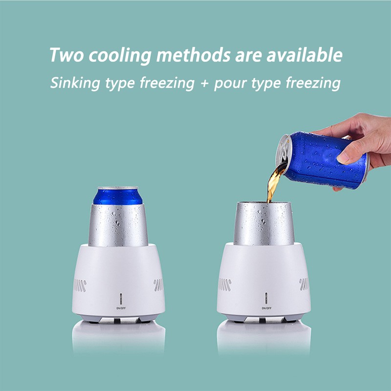 350ml Fast Cooling Cup White Instant Quick Drink Cooler Kettle