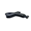 No Slip Banana Clip, Cross Ribbon, Matte Black