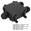 Waterproof Junction Box Outdoor 3 Way Flame Retardant Cable Connector