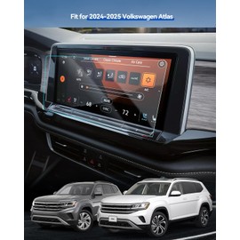 LANTU Matte Screen Protector for Volkswagen Atlas 2024 2025 SE/SEL/SEL R-Line/Premium Accessories Navigation Touchscreen Protector Film Tempered Glass HD Clear Anti-Glare 12''