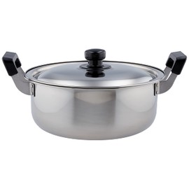 Pearl Metal New Danran (Family Gathering) HB-1794 Double-Handed Large Pot, 10.2 inches (26 cm), Pot Lid Included, Induction Compatible