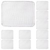 LNQ LUNIQI 10Pcs Disposable BBQ Grill Mesh Mat Aluminum Non-Stick