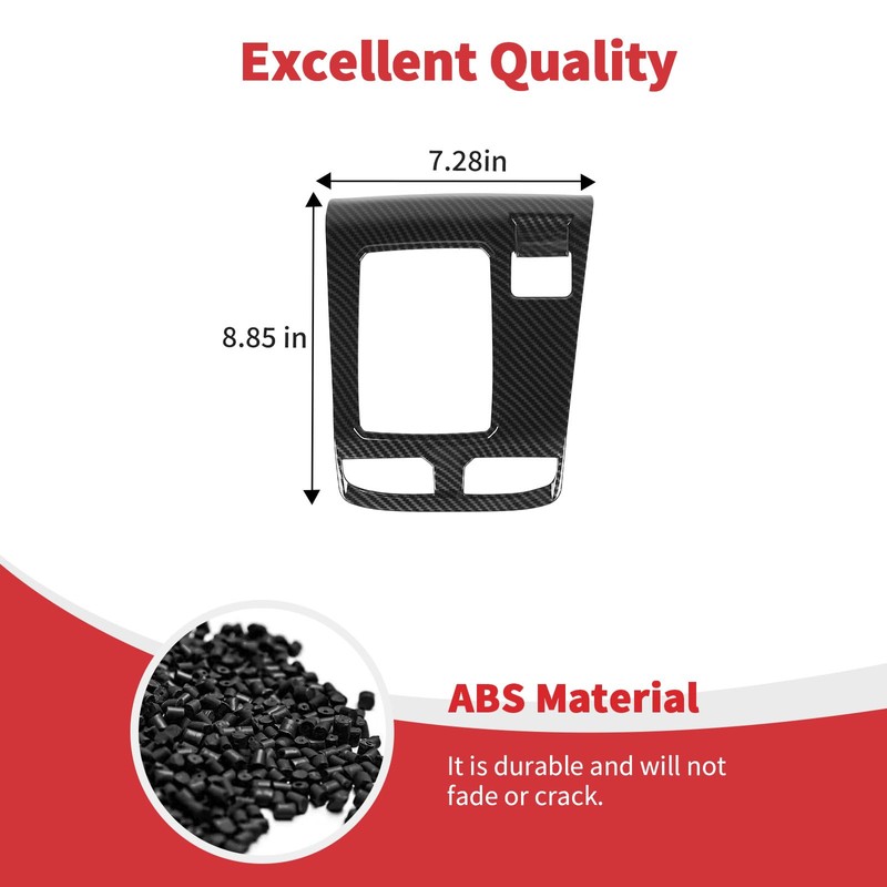 Linskip Gear Shift Panel Cover Compatible with 2022 2023 2024