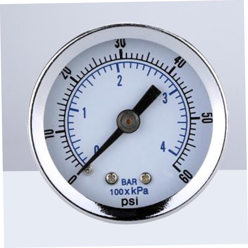 Mikinona Psi Pressure Gauge Dial Dual Scale Pressure Gauge for
