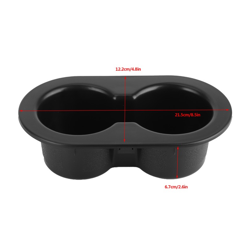 Rear Seat Cup Holder Bottle Storage Dual Drink Cupholder Fit